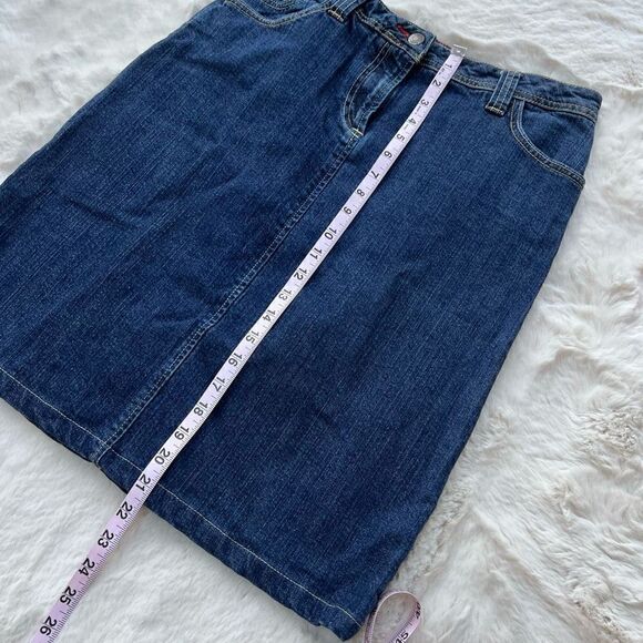 Boden Denim Jean Skirt Dark Wash women’s size UK 14L US 10L - Picture 12 of 12